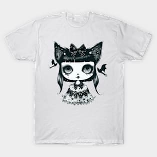 Gothic bat girl T-Shirt